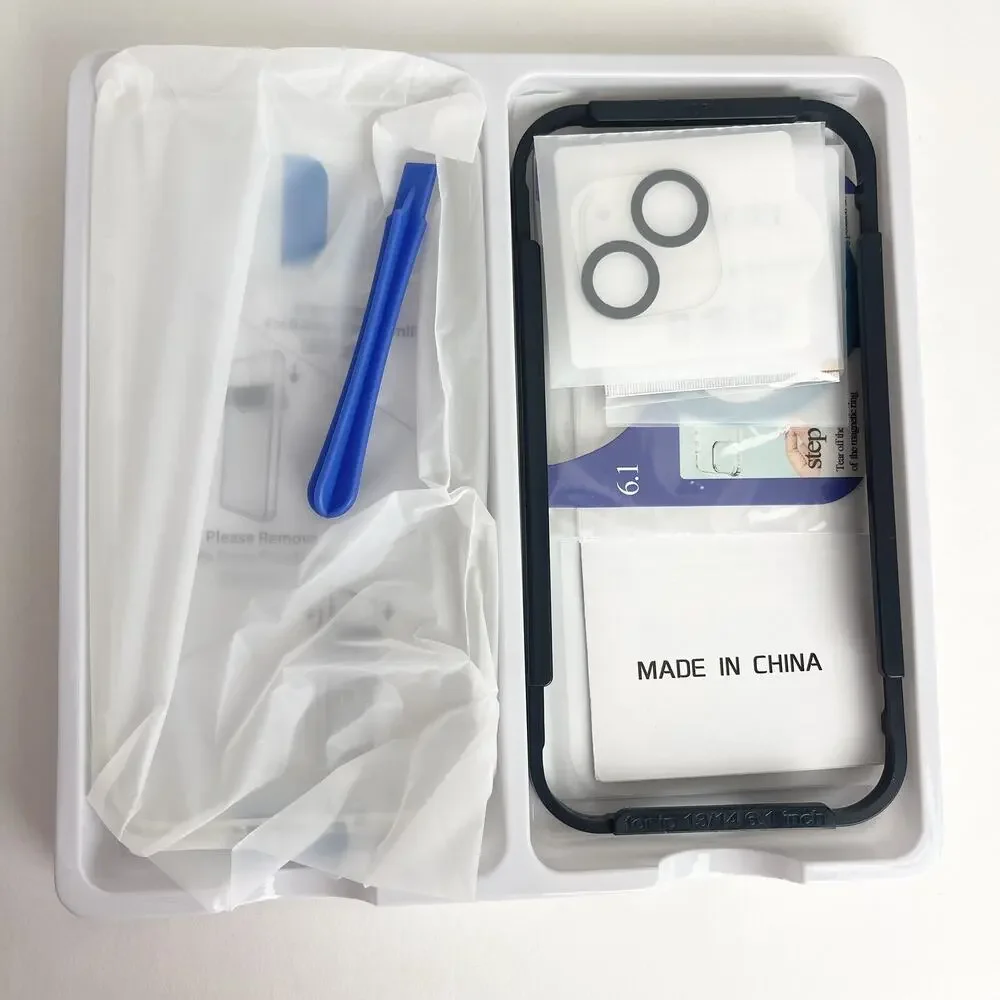[5 in 1] Shockproof iPhone 14 Pro Case‎ 6.1” + 2 Screen & Lenses Protector CLEAR